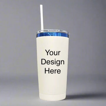 Custom Laser Engraved 20oz Premium Plated Tumbler (color variations available)