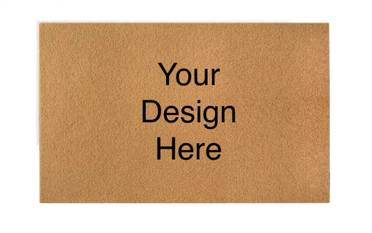 Custom Laser Engraved Coir Mat 18x30