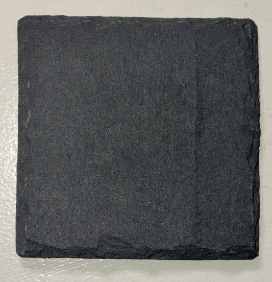 Custom Laser Engraved Slate Coaster (Set of 4)