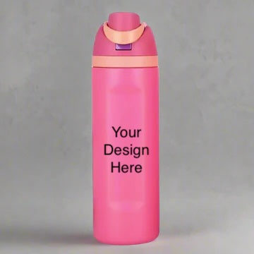 Custom Laser Engraved 24oz Water Bottle (color variations available)
