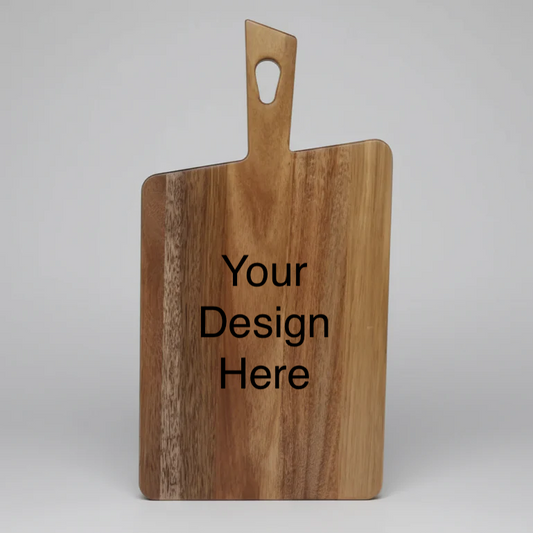 Custom Laser Engraved Acacia Cutting Board (15.3" x 7.9")