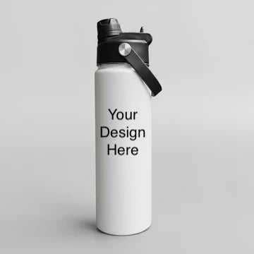 Custom Laser Engraved 22oz Insulated Water Bottle (color variations available)