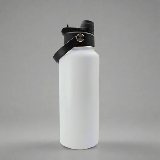 Custom Laser Engraved 32oz Sports Water Bottle (color variations available)