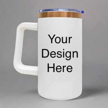 Custom Laser Engraved 20oz Copper Plated Mug (color variations available)